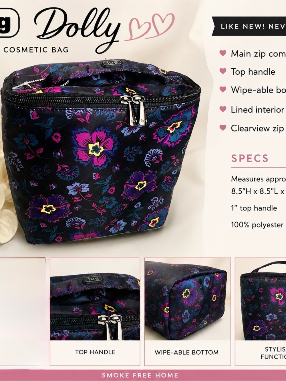 LUG Dolly Medium BohoFloral Black